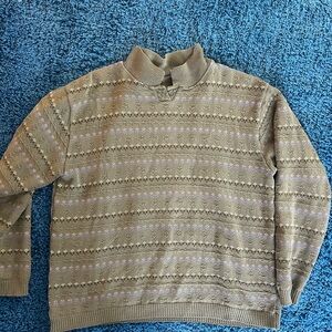 Flower Collared  Sweater